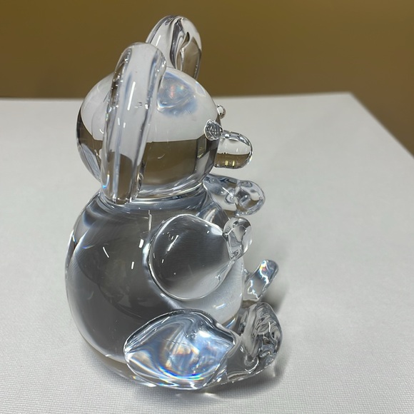 Maleras Sweden Crystal Art Glass Koala Bear Paperweight Signed 5.25" tall - Picture 4 of 7